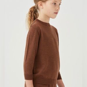 Kids Babaa Merino Jumper no 25 Madera 2T